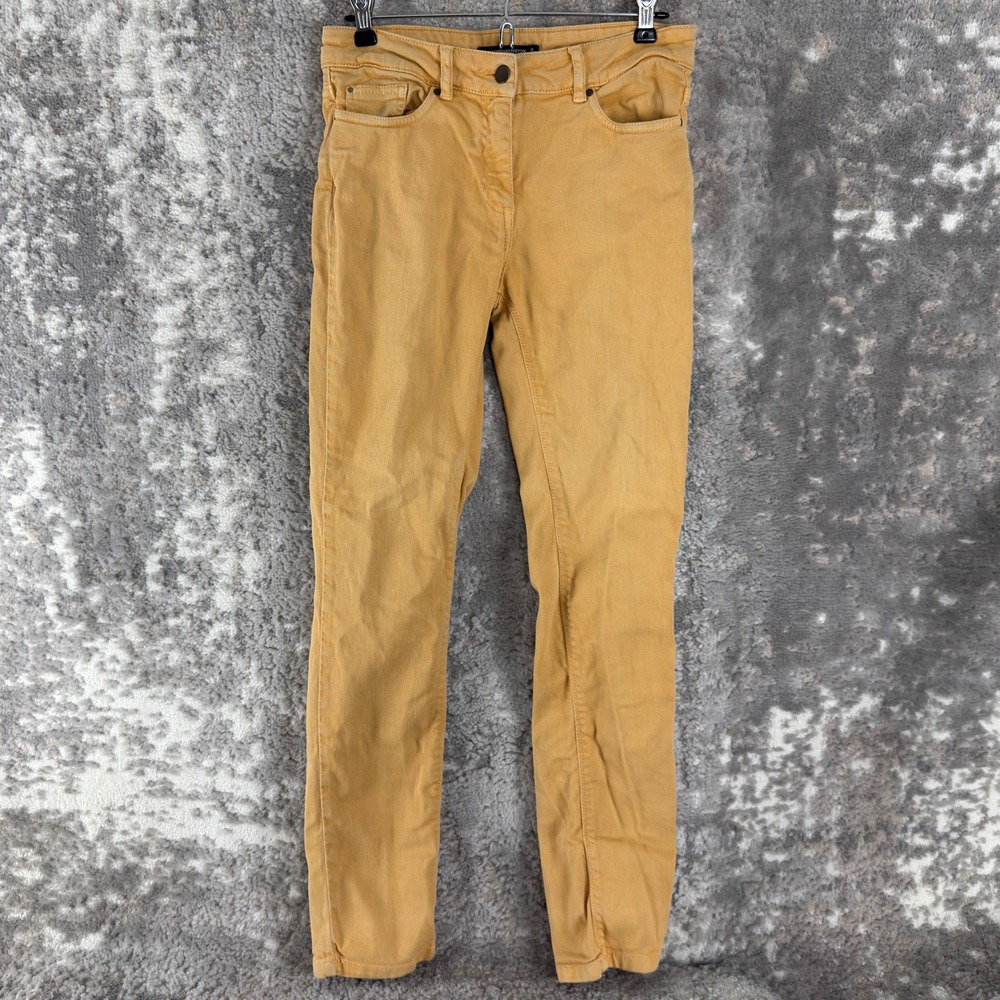 Monoprix Autreton Size 38/6 Skinny Denim Jeans Yellow Womens